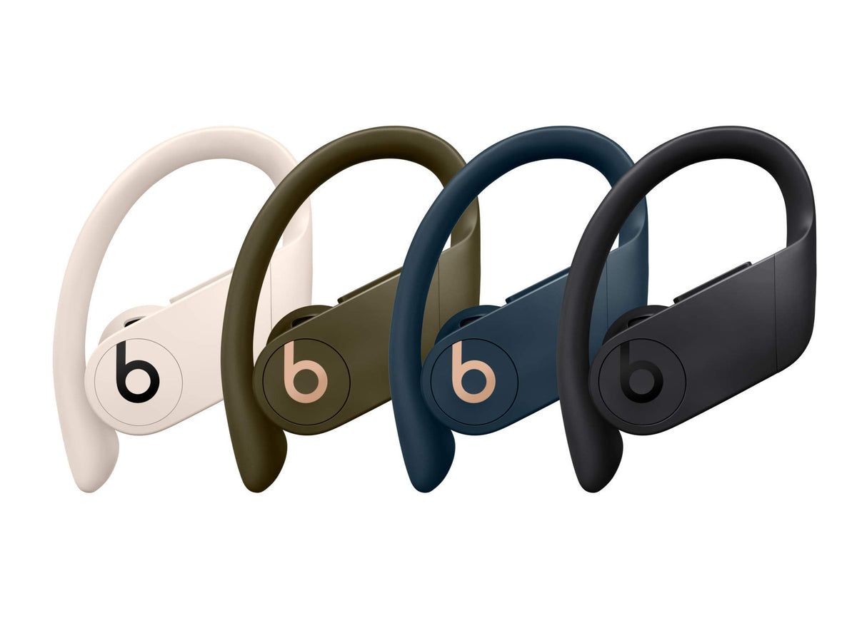 Beats Powerbeats Pro navy charging case extends listening time on the go.