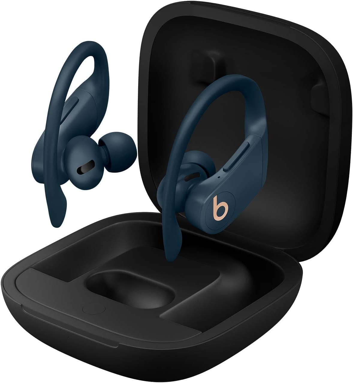 Beats Powerbeats Pro navy packaging uses recycled materials.
