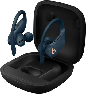 Beats Powerbeats Pro navy packaging uses recycled materials.