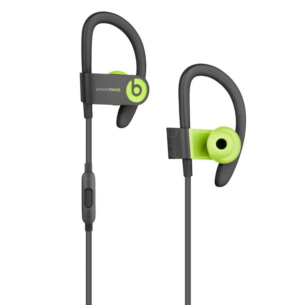 beats Powerbeats3 earhook close-up detail demonstrating secure fit and comfort benefit