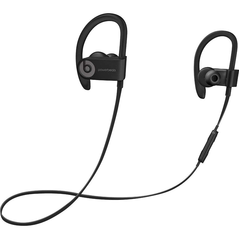 Beats Powerbeats3 earhook close-up demonstrating secure fit and comfortable grip