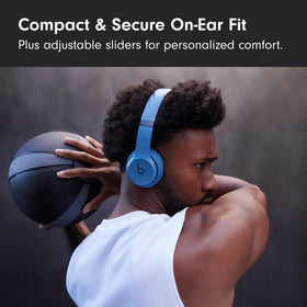 Beats Solo 4 flex-grip headband for secure fit during activity