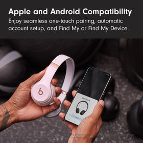 Beats Solo 4 on-ear design showcases comfortable fit and premium sound.