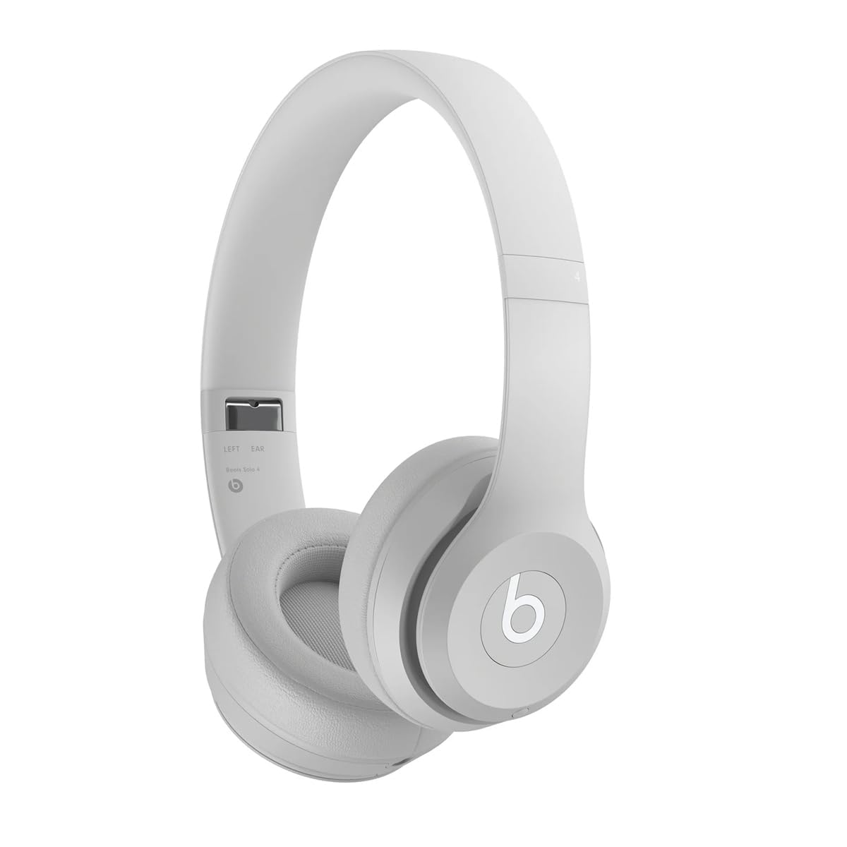 Beats Solo 4 on-ear design offers a secure, comfortable fit for daily listening.