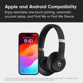 Beats Solo 4 side profile with adjustable ear cups.