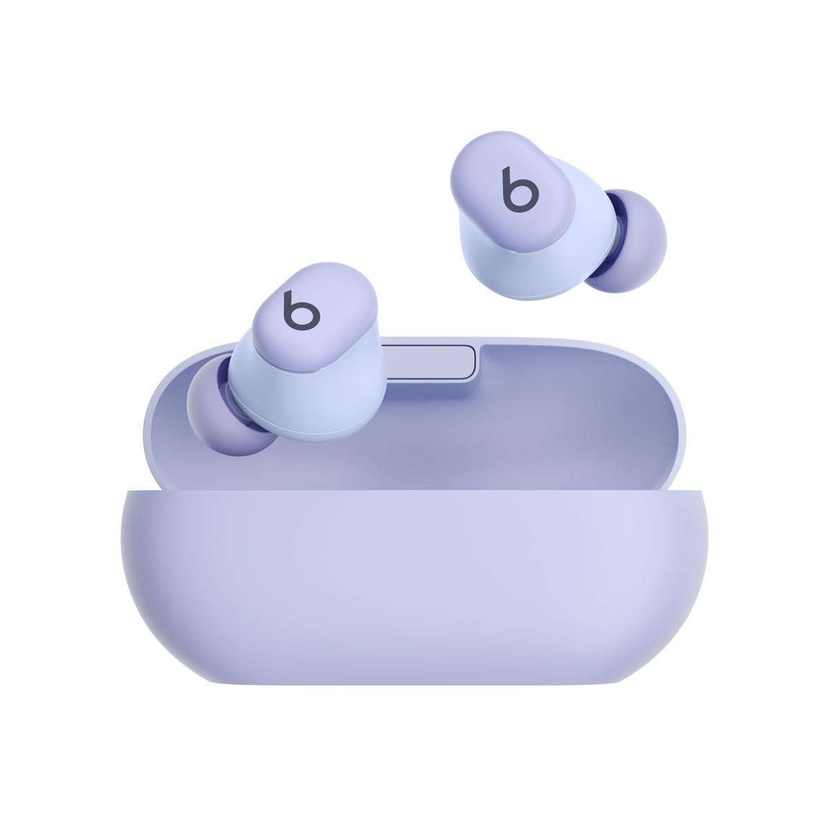 Beats Solo Buds Arctic Purple in-ear earbuds offer balanced sound and portability.
