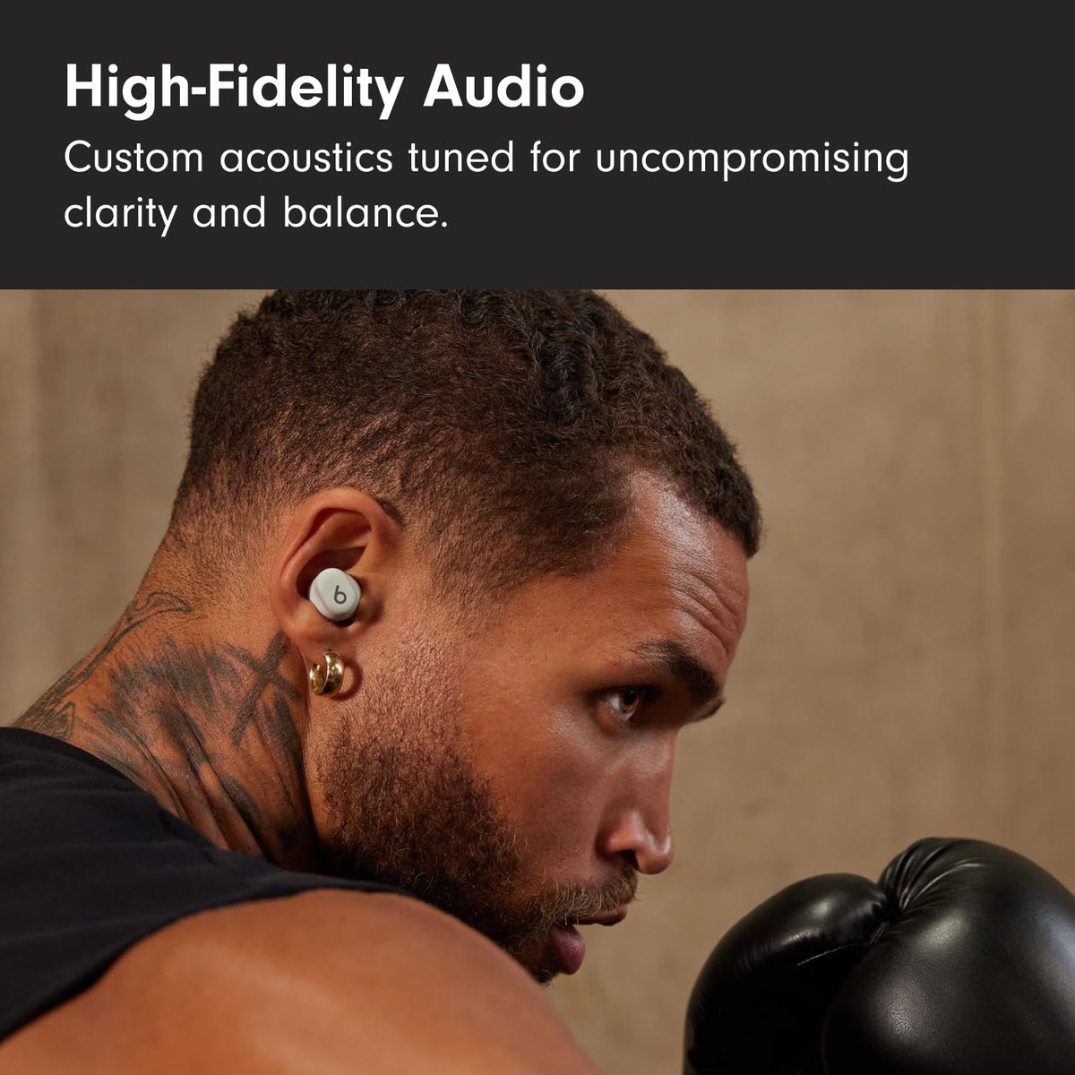 Beats Solo Buds charging from phone keeps you powered on the go.