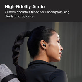 Beats Solo Buds dual-layer drivers deliver high-fidelity sound with clarity