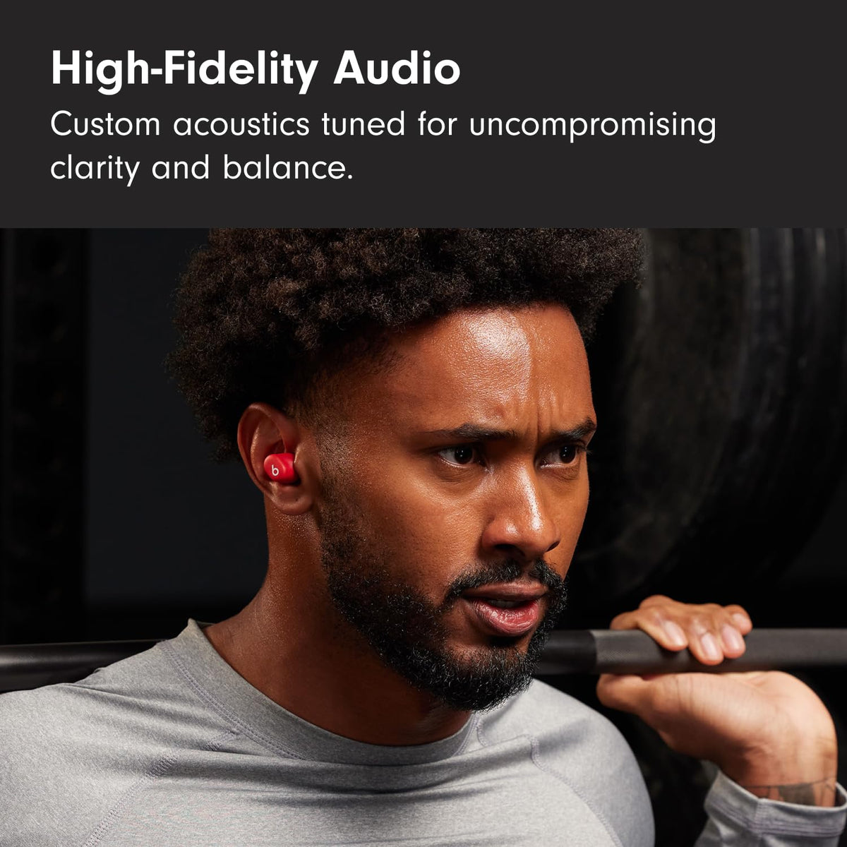 Beats Solo Buds open case shows quick charging and portability
