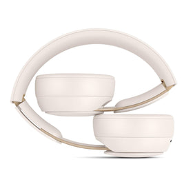 Beats Solo Pro Ivory on-ear fit for extended all-day listening