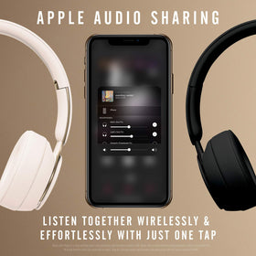 Beats Solo Pro Ivory side view highlighting sleek matte finish