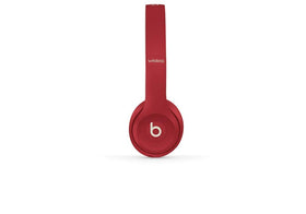 Beats Solo3 Club Red folded for portable carry