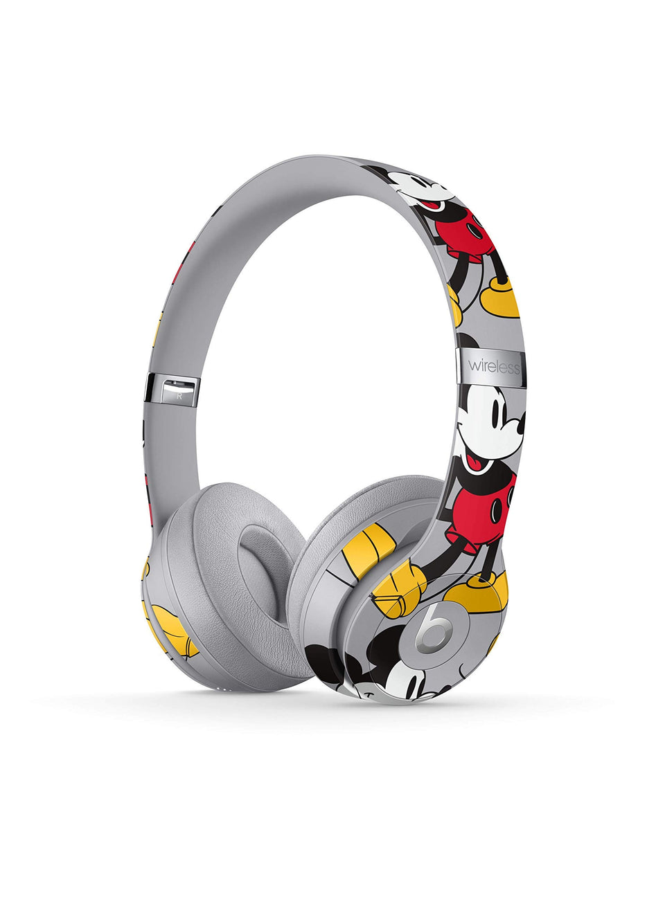 Beats Solo3 Mickey 90 Edition case protects headphones during travel.