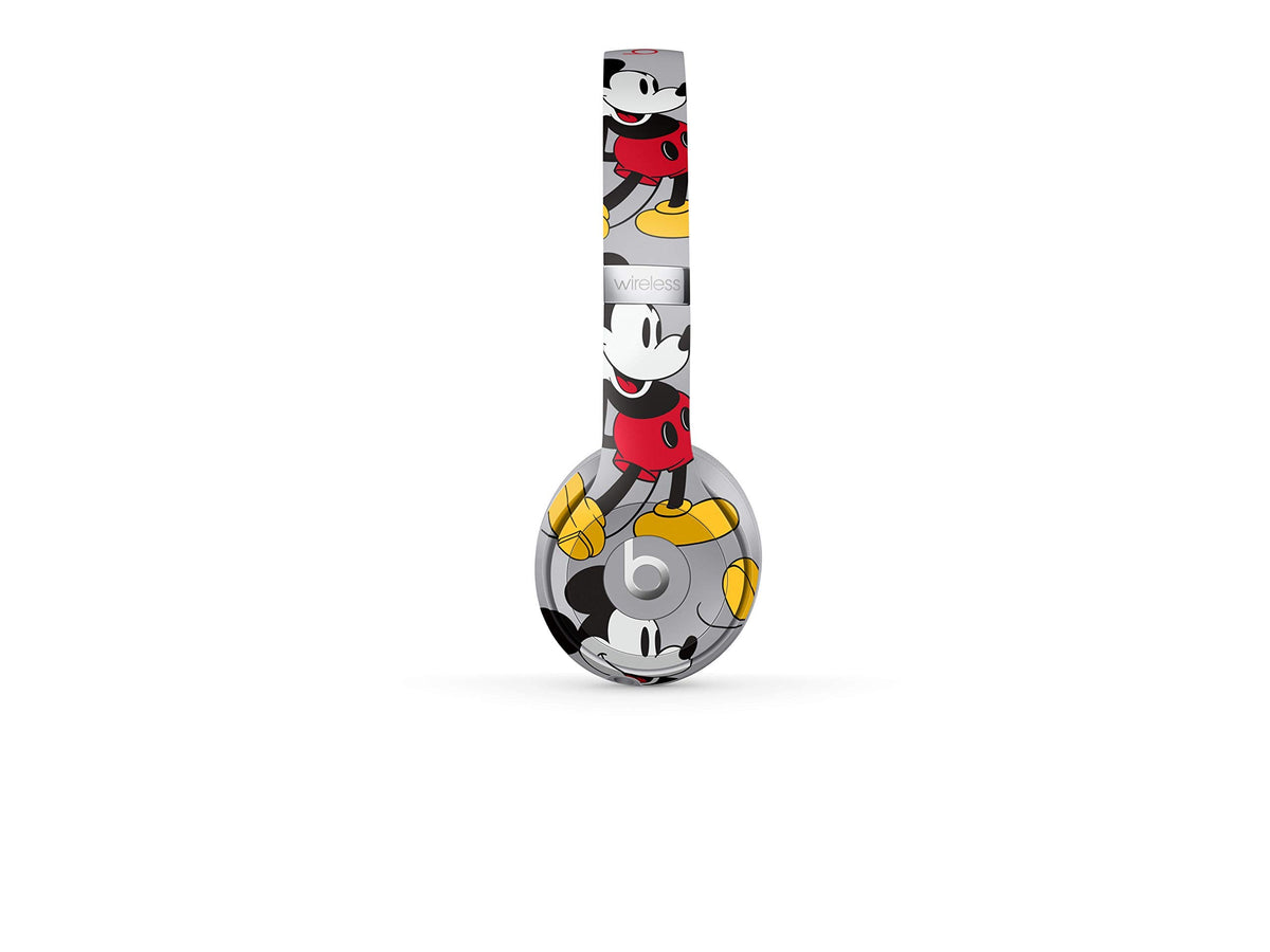 Beats Solo3 Mickey 90 Edition folded for compact travel storage.