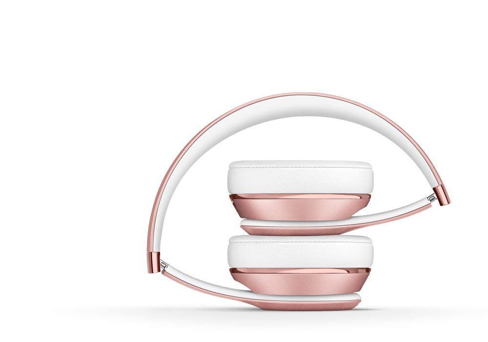 Beats Solo3 Rose Gold carrying case for travel convenience.
