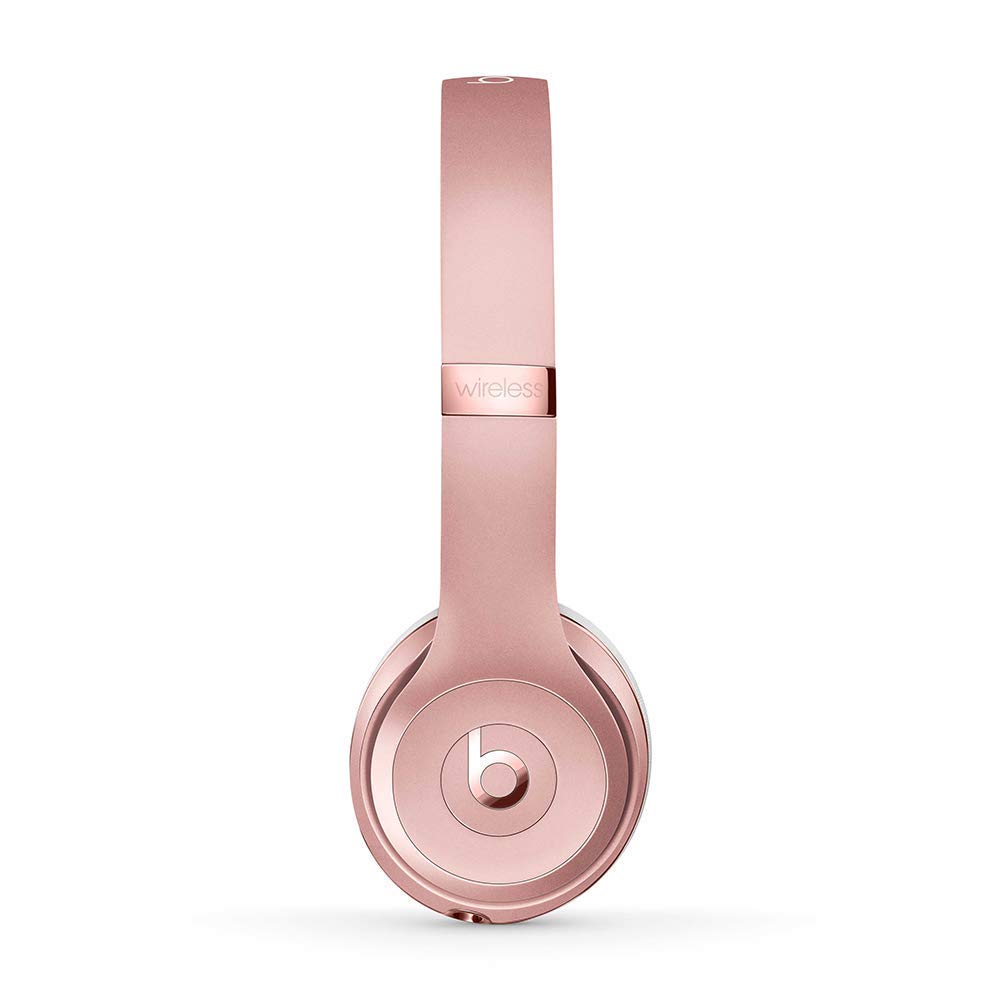 Beats Solo3 Rose Gold in case showing protective storage and quick access