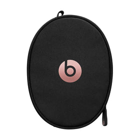 Beats Solo3 Rose Gold case and accessories suggest travel-friendly setup