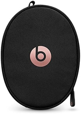 Beats Solo3 Rose Gold renewed status label indicates tested quality.