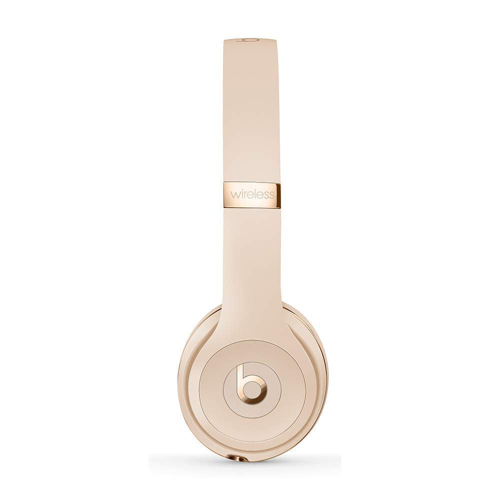 Beats Solo3 Satin Gold in-use during commute or gym workout