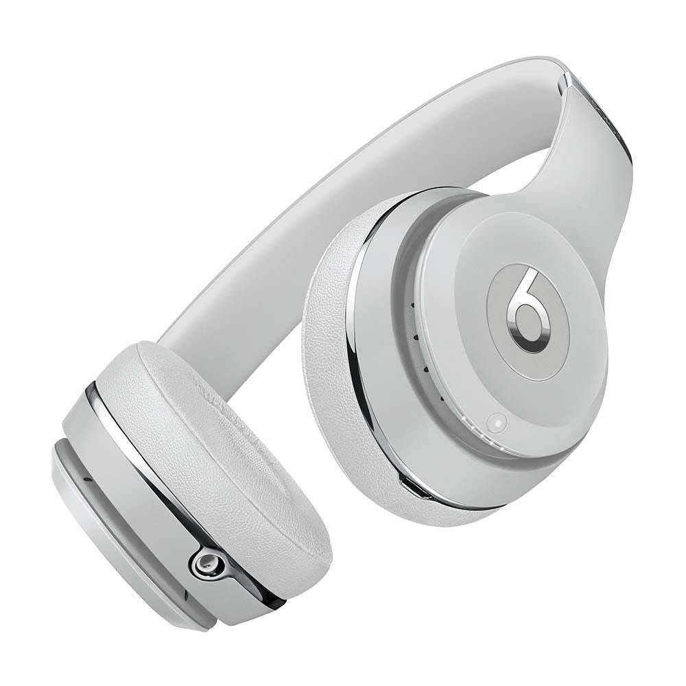 Beats Solo3 satin silver on-ear controls for calls, music, and Siri.