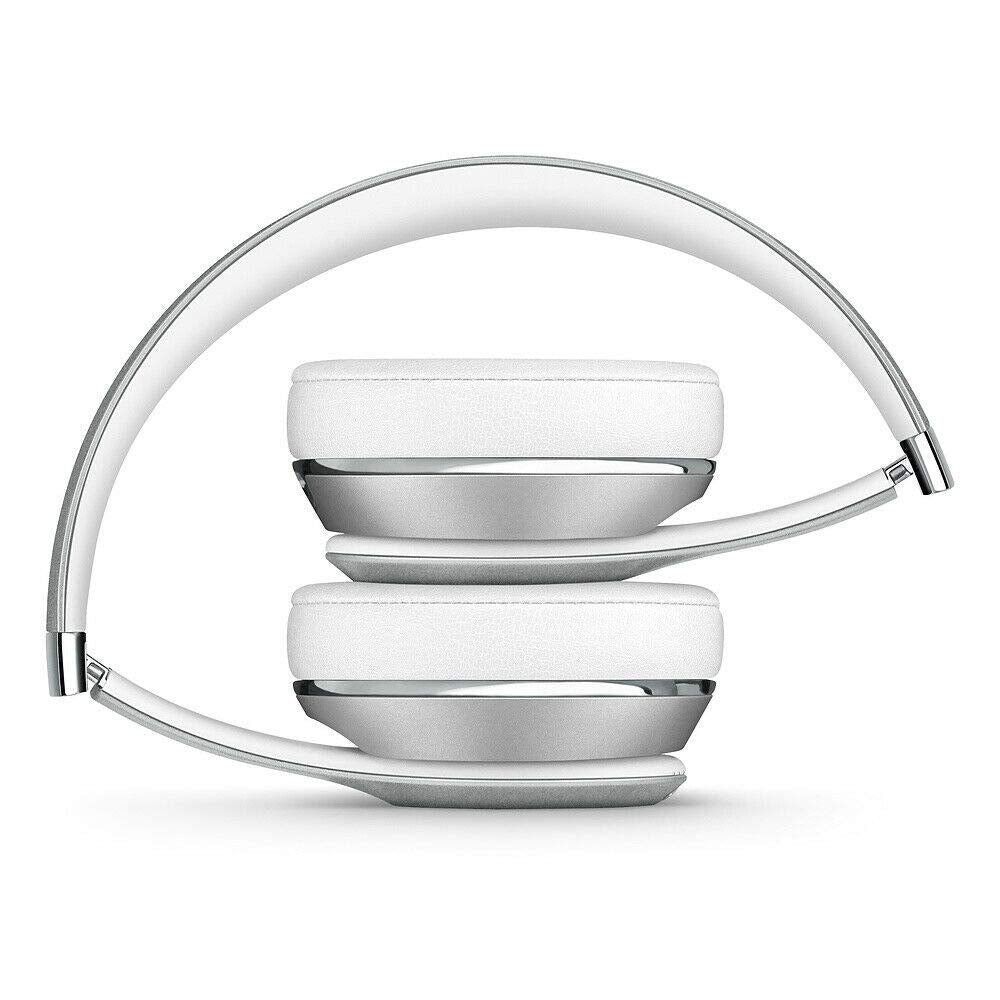 Beats Solo3 Wireless headphones in silver with case and cable for easy charging on the go