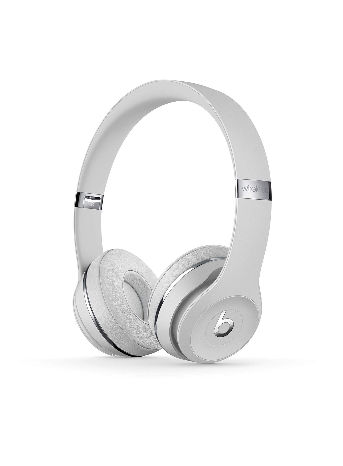Beats Solo3 Wireless Satin Silver hero shot for premium wireless listening