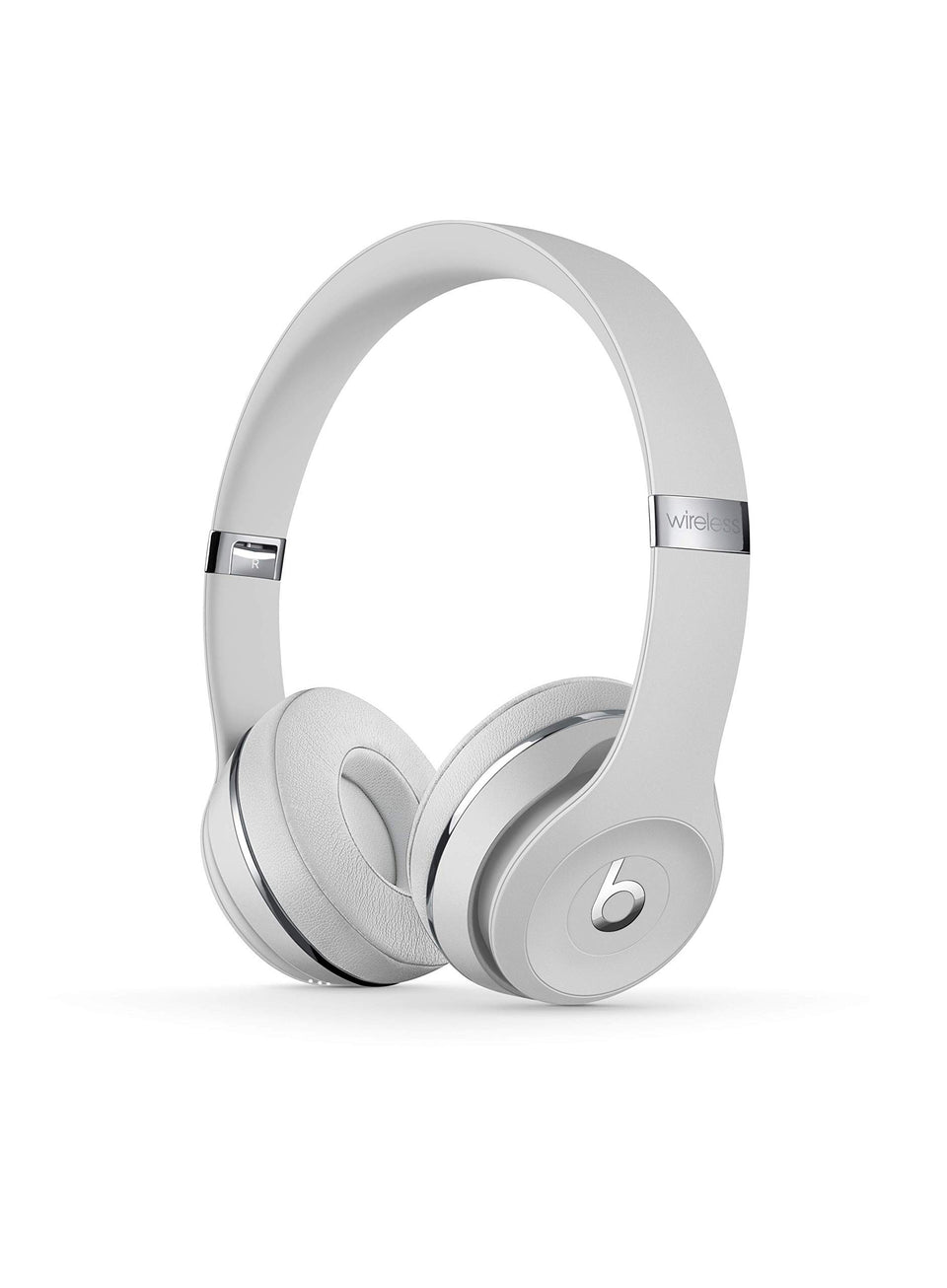 Beats Solo3 Wireless Satin Silver hero shot for premium wireless listening