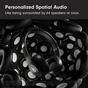 Beats Solo 4 spatial audio with head tracking demonstration