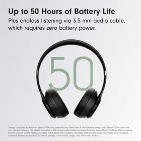 Beats Solo 4 ultra-plush ear cushions for lasting wear