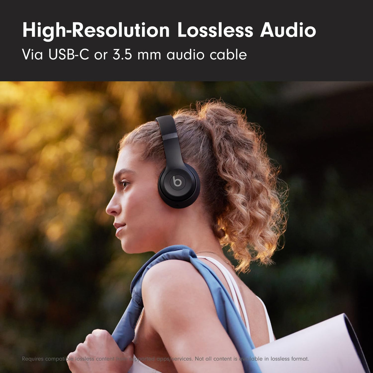 Beats Solo 4 USB-C and 3.5 mm wired listening for high fidelity