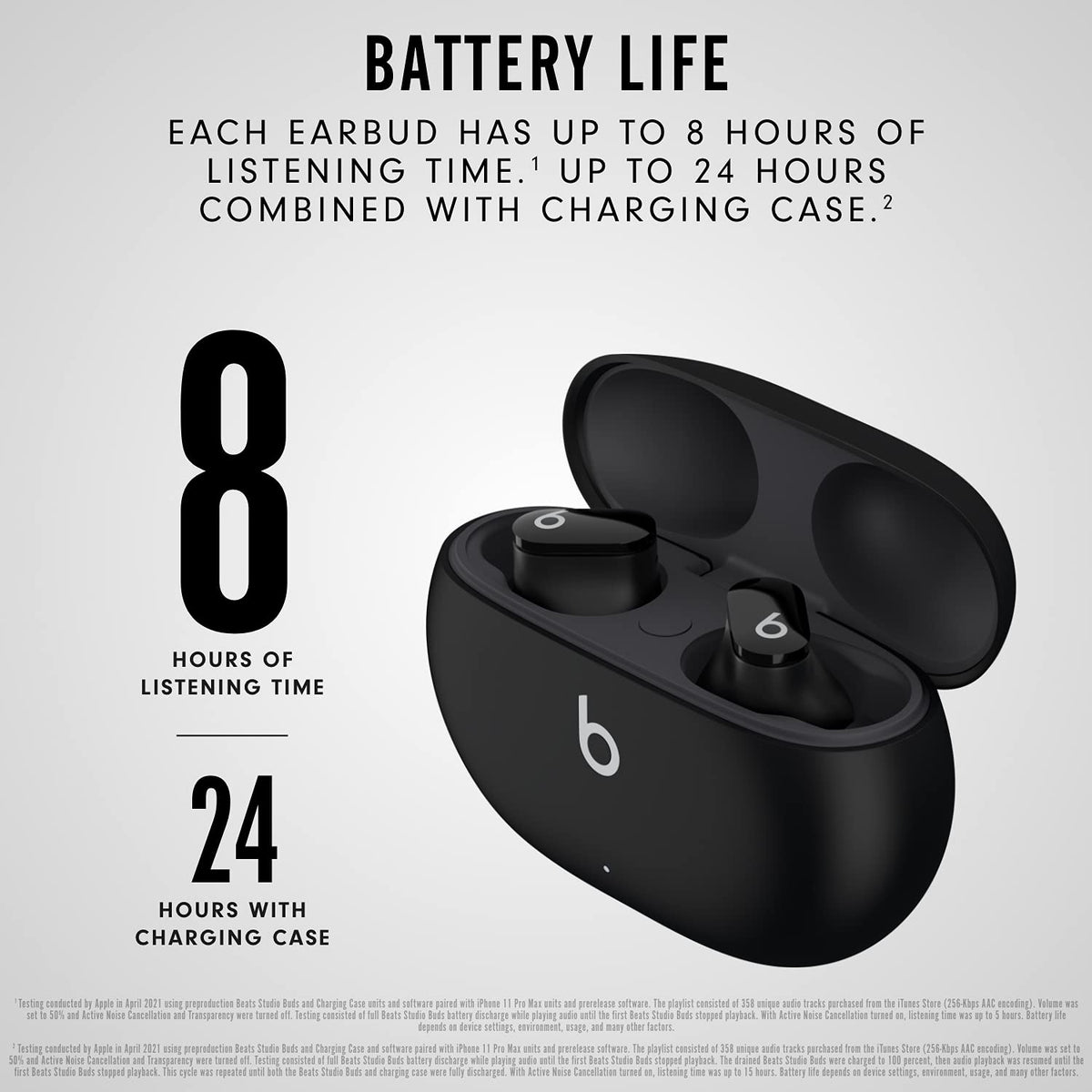 Beats Studio Buds deliver clear calls and voice control