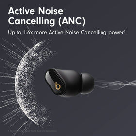 Beats Studio Buds earphones in-ear design for secure daily wear.