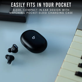 Beats Studio Buds built-in mics deliver clear calls and voice assistant support.