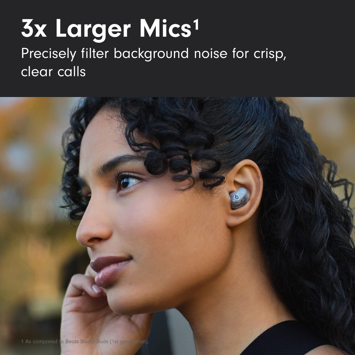 Beats Studio Buds one-touch pairing for quick setup with devices.