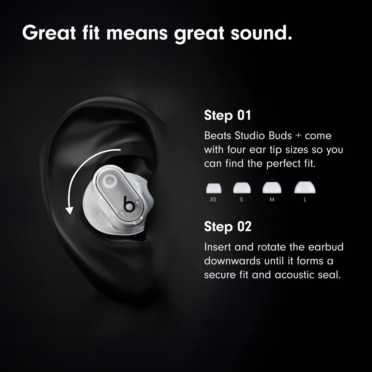Beats Studio Buds+ ANC mode reduces external noise for focused calls.