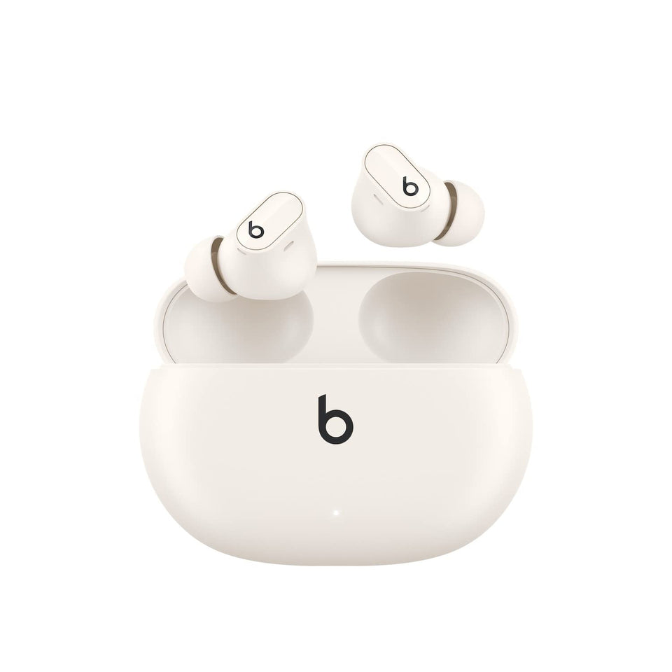Beats Studio Buds+ balance sound for immersive listening on the go.