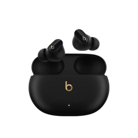 Beats Studio Buds+ charging case shown for on‑the‑go power and portability.