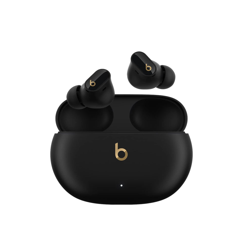 Beats Studio Buds+ charging case shown for on‑the‑go power and portability.