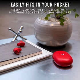 Beats Studio Buds Red ear tips in three sizes for a stable seal