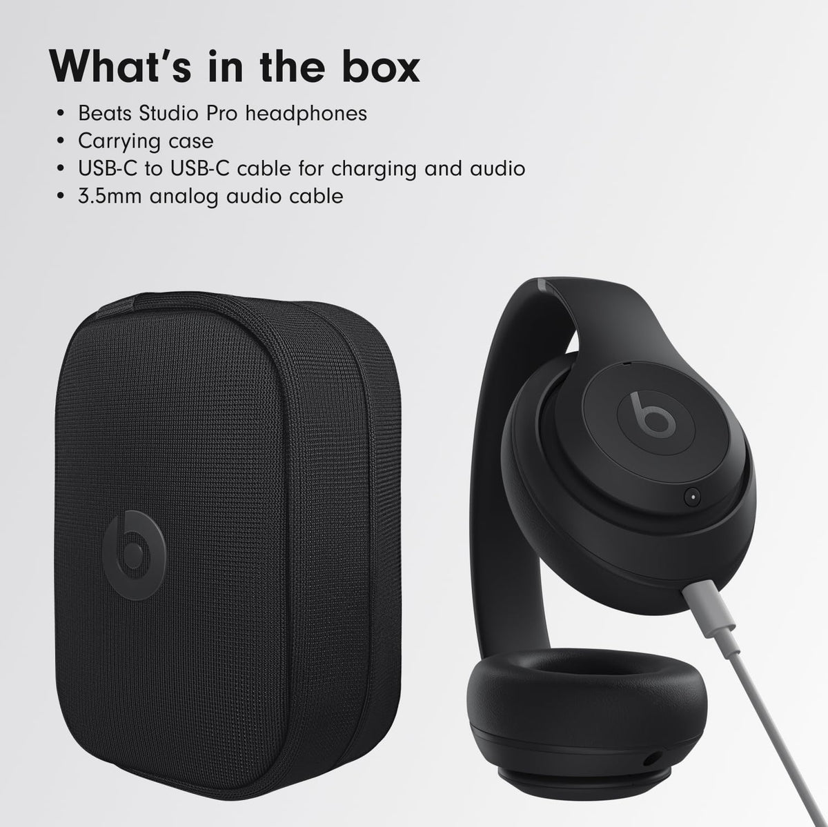 Beats Studio Pro battery life up to 40 hours for daily use.