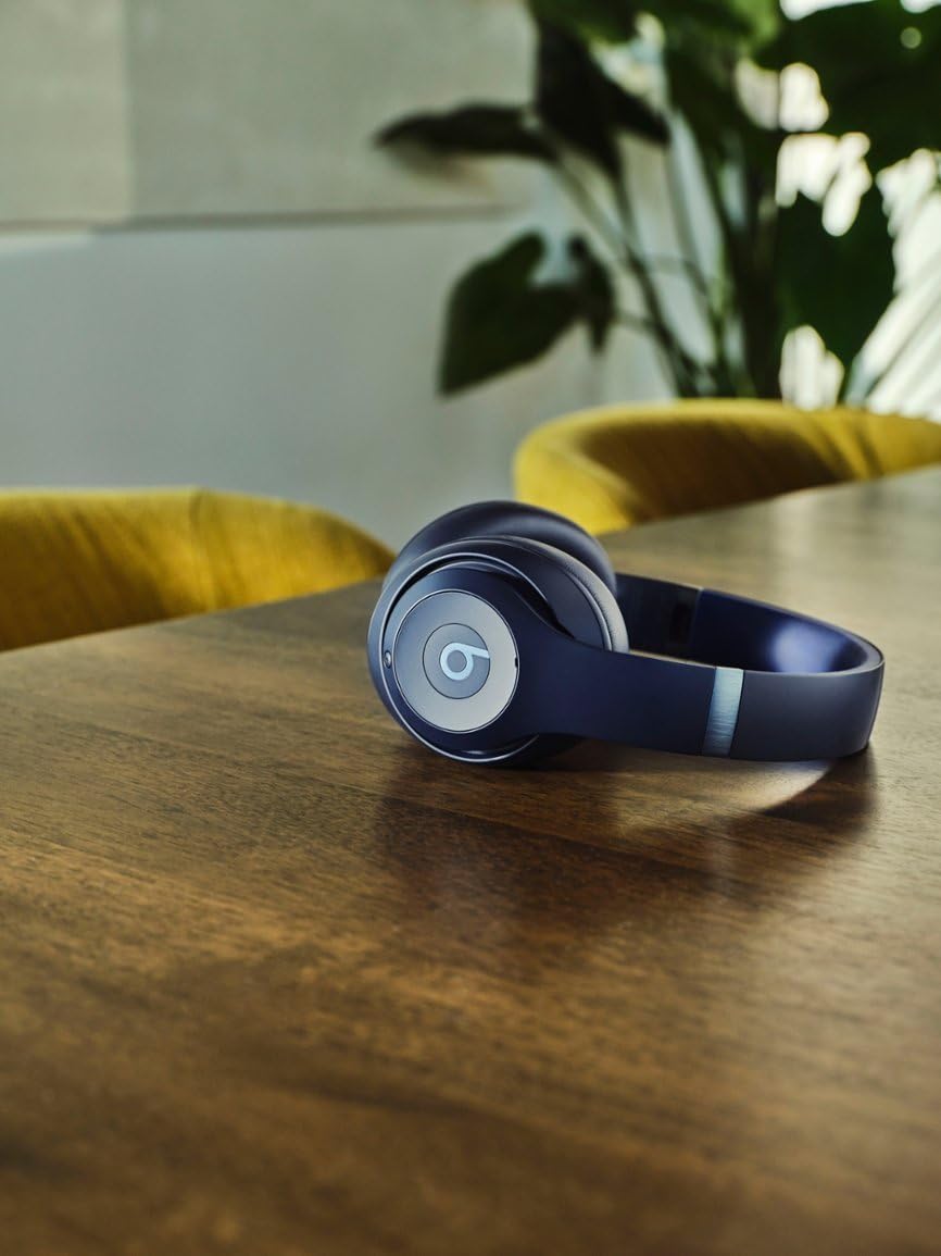 Beats Studio Pro navy studio setup highlighting premium finish