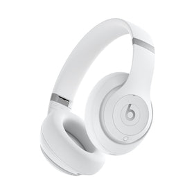 Beats Studio Pro over-ear headphones on head with premium cushions for all-day comfort