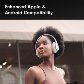 Beats Studio Pro Renewed Sandstone earcup detail showing plush cushions and build quality