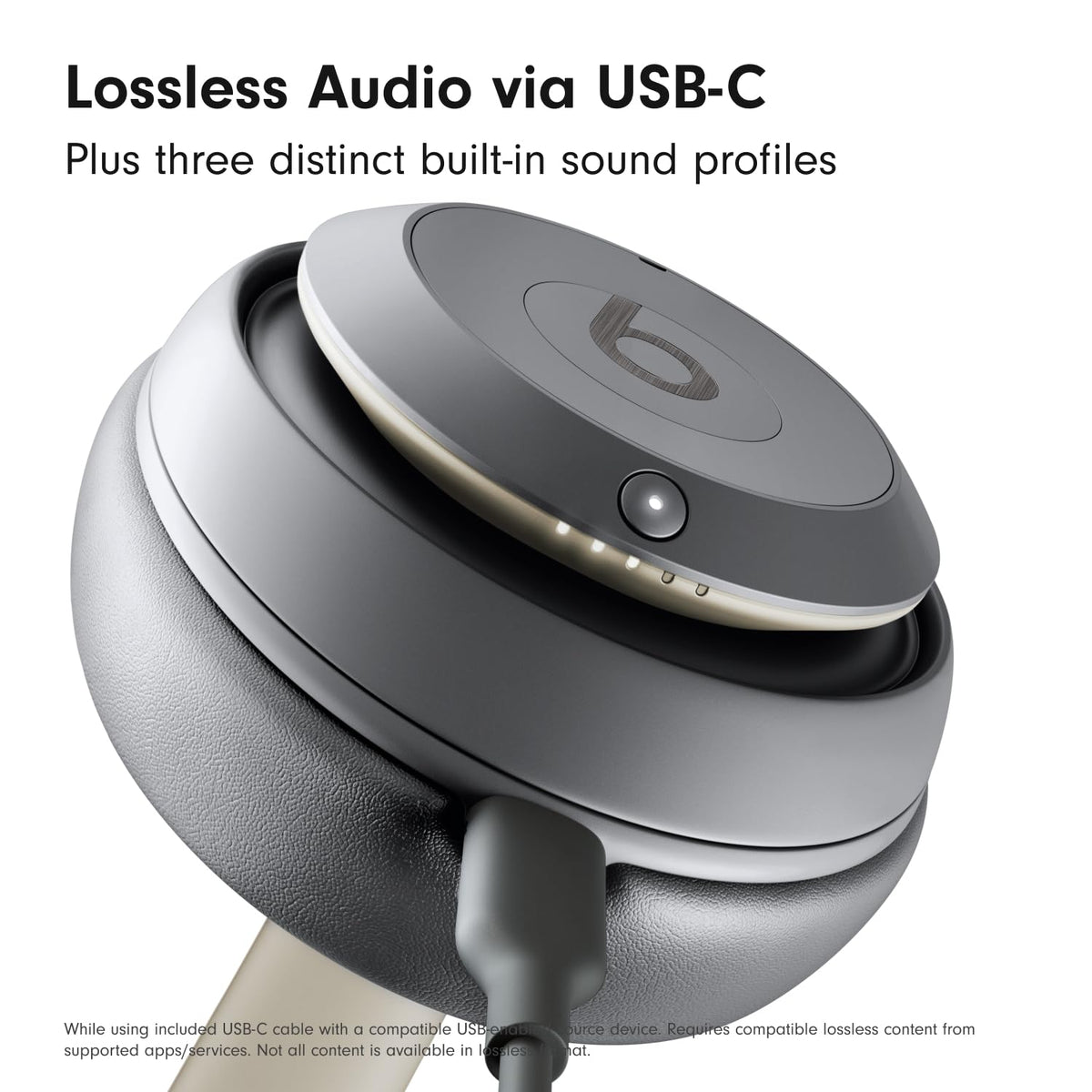 Beats Studio Pro travel setup in airplane seat for on-the-go listening