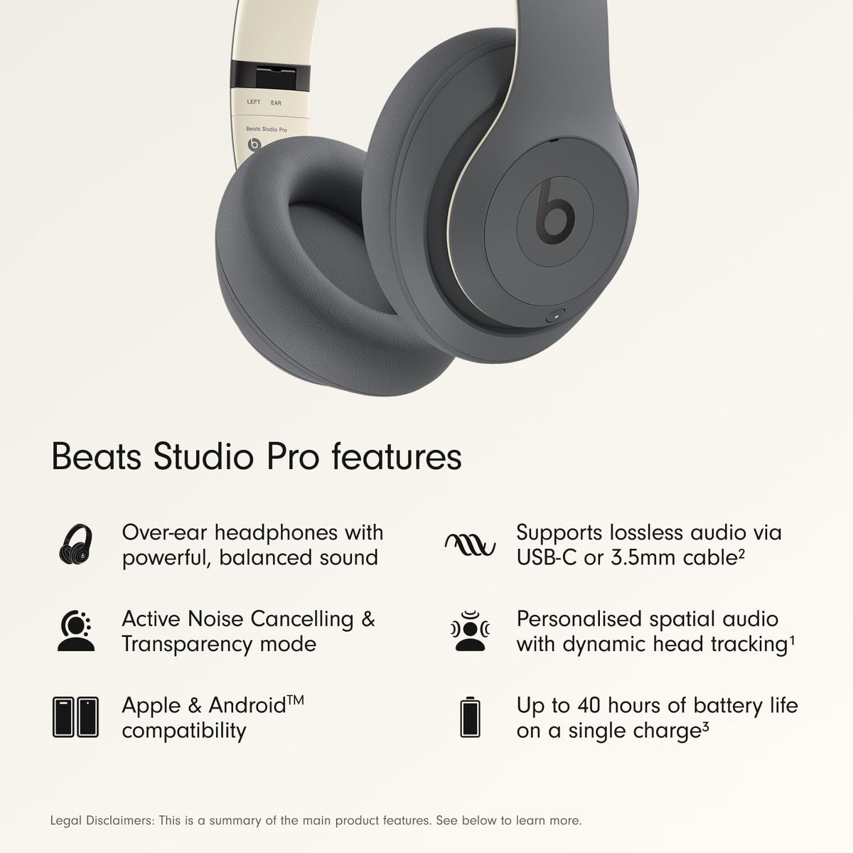 Beats Studio Pro UltraPlush cushions close-up highlighting all-day comfort