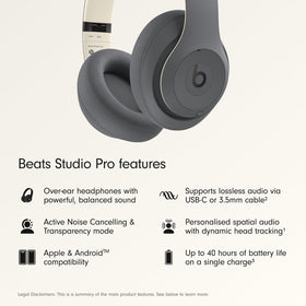 Beats Studio Pro UltraPlush cushions close-up highlighting all-day comfort