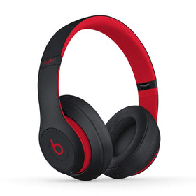 Beats Studio3 Decade front view in Defiant Black/Red, stylish and comfortable fit.