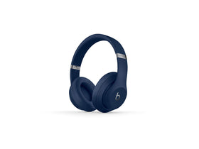 Beats Studio3 Wireless Headphones blue front view for immersive listening