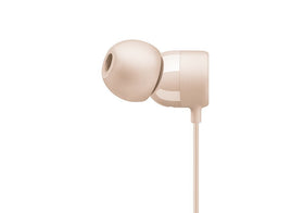 Beats Matte Gold next to smartphone for scale and quick pairing context