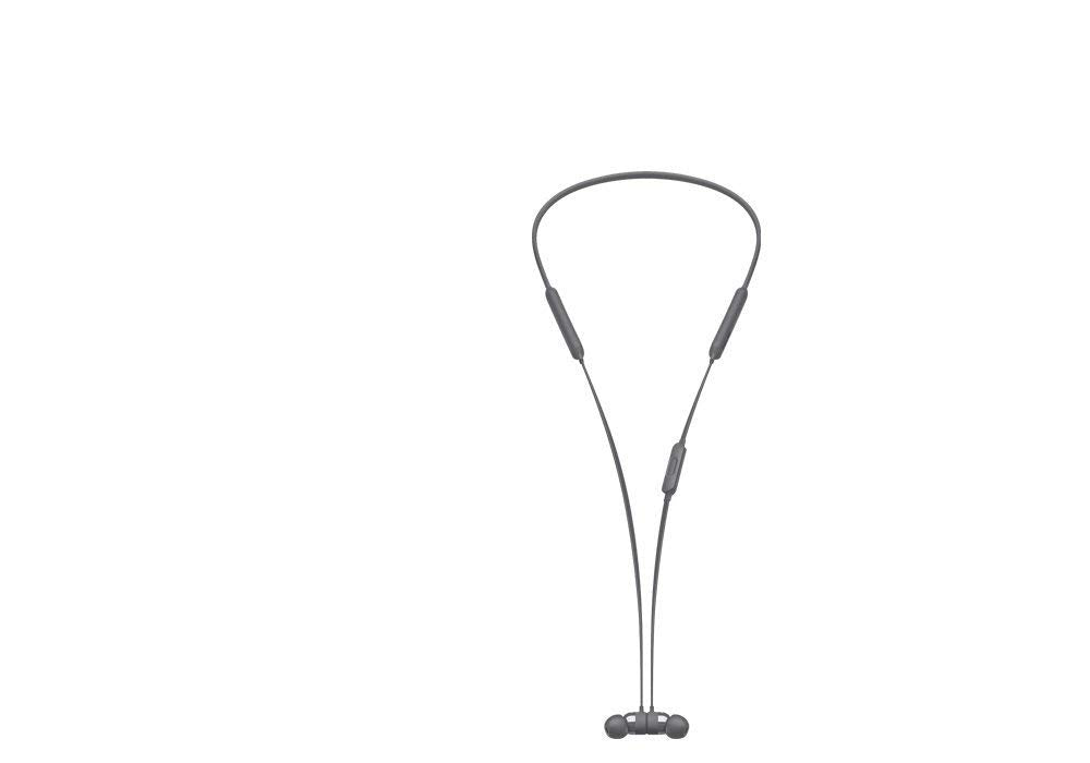 Close-up of BeatsX inline RemoteTalk control, Beats microphone for clear hands-free calls